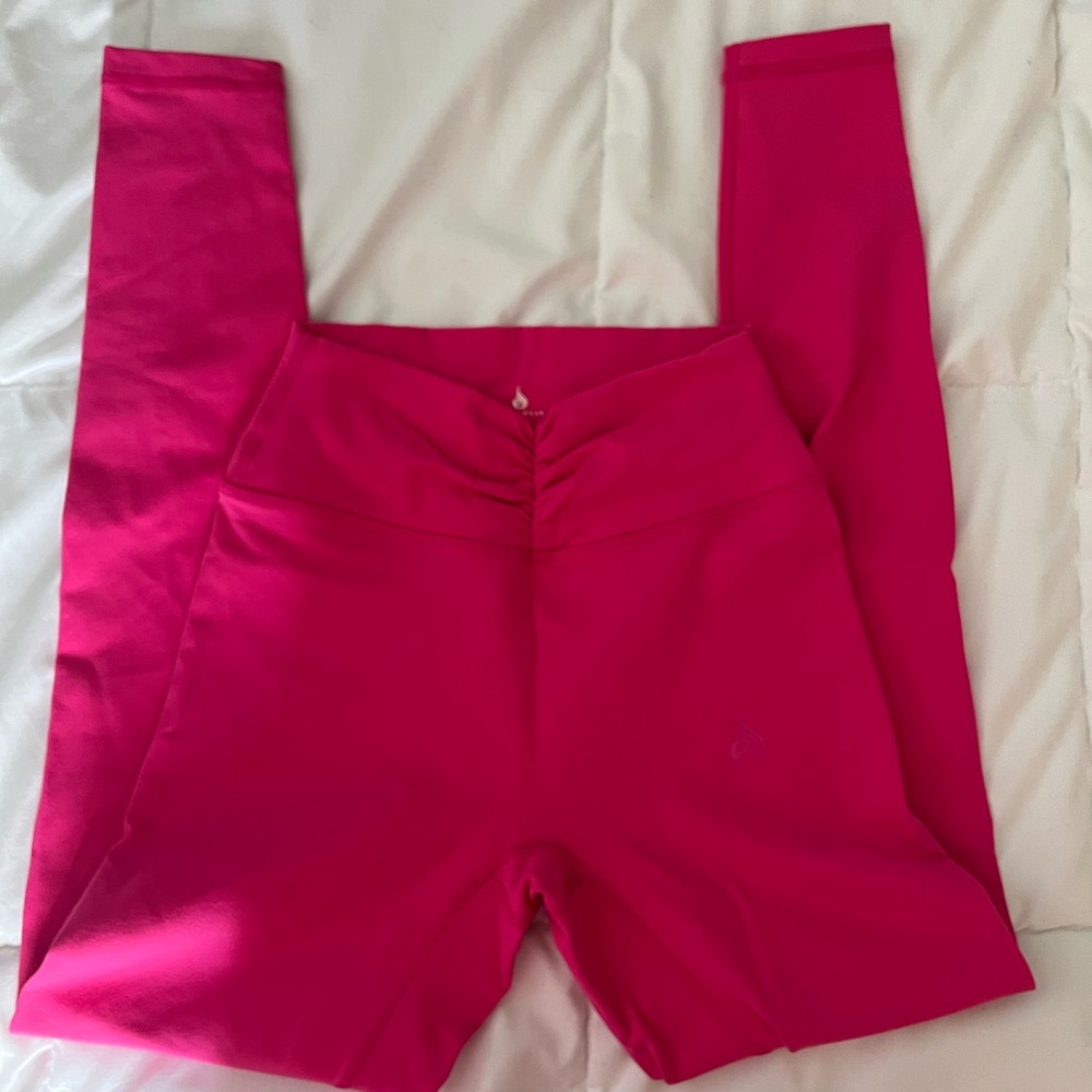 Ryderwear Hot Pink High-Waist Seamless Leggings